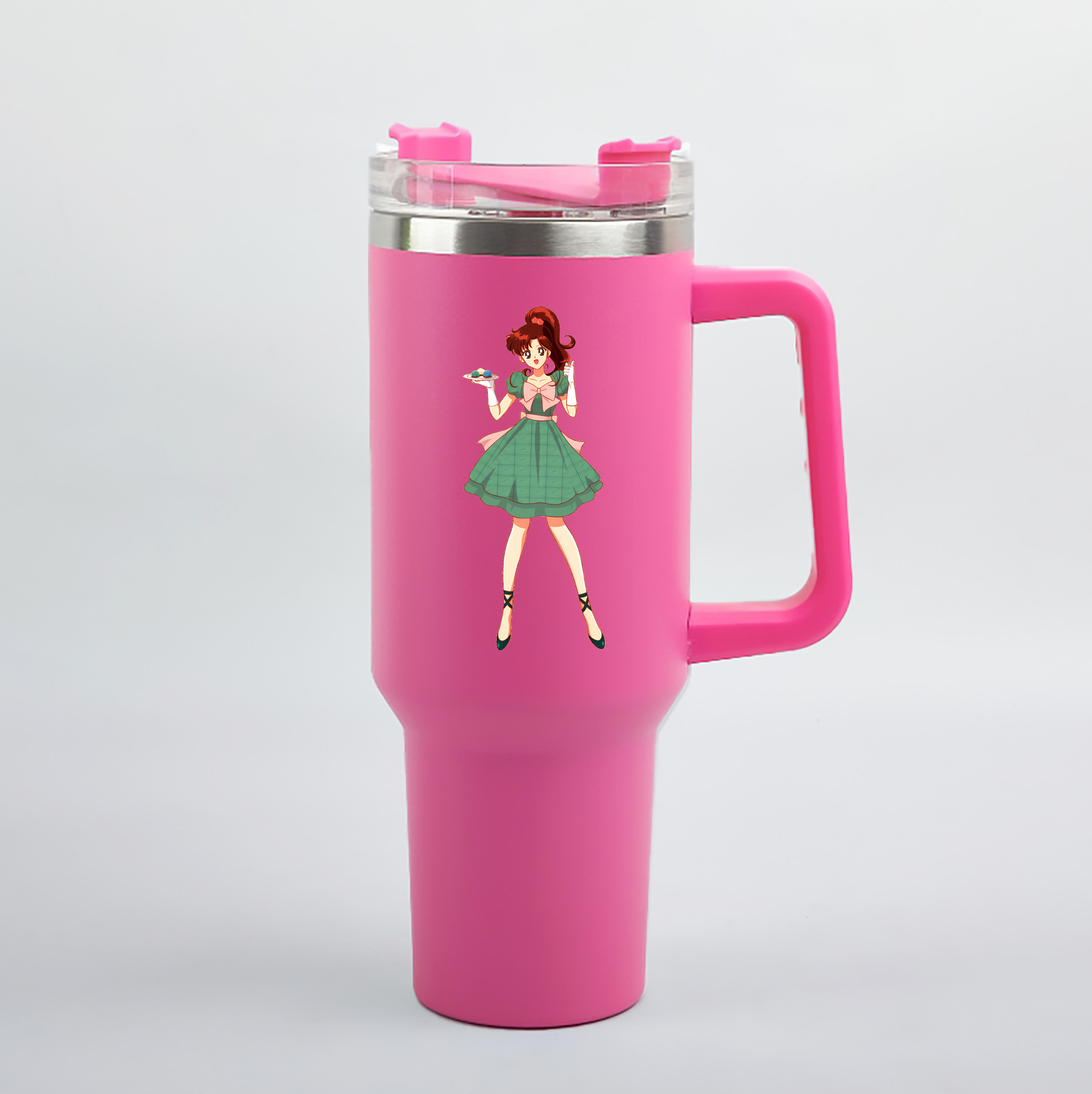 （画像用） 美少女戦士セーラームーン 木野 まこと きの まこと Sailor Moon Kino Makoto （セーラージュピター；Sailor Jupiter） 1200mL車用タンブラー（カラープリント）